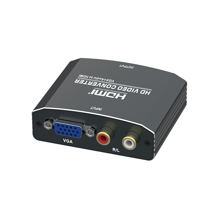 VGA+R/L Audio to HDMI Converter