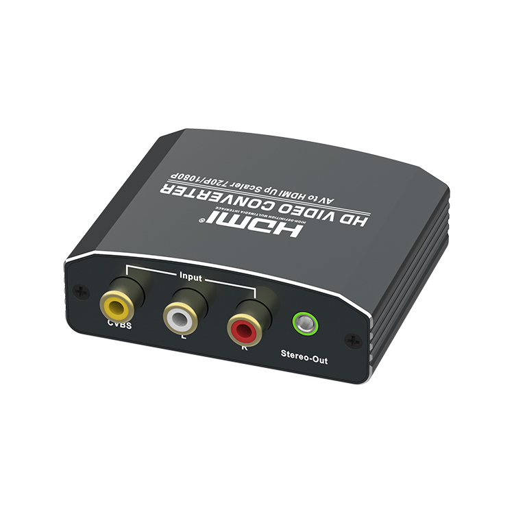 A/V to HDMI+Stereo Converter