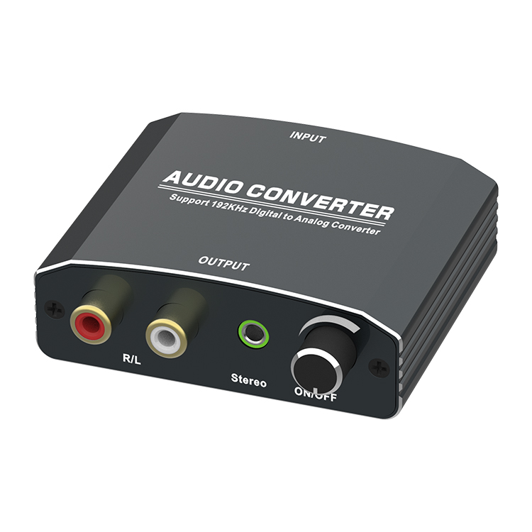 Digital to Analog +3.5mm Stereo Audio Converter